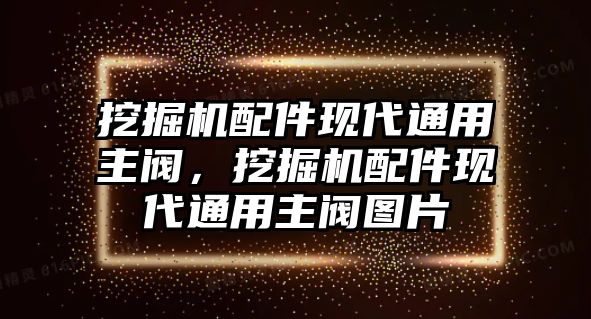 挖掘機配件現(xiàn)代通用主閥，挖掘機配件現(xiàn)代通用主閥圖片