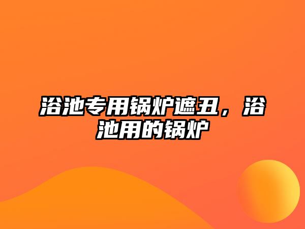 浴池專用鍋爐遮丑，浴池用的鍋爐