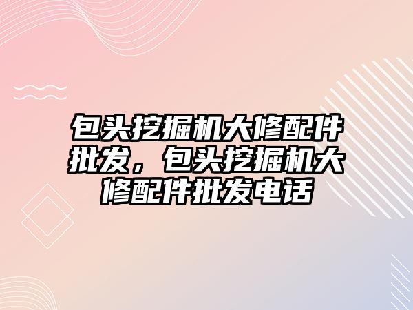 包頭挖掘機大修配件批發(fā)，包頭挖掘機大修配件批發(fā)電話