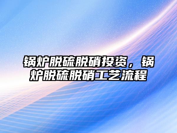 鍋爐脫硫脫硝投資，鍋爐脫硫脫硝工藝流程