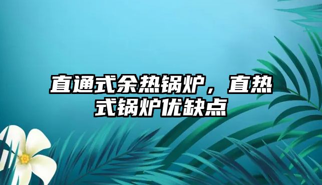 直通式余熱鍋爐，直熱式鍋爐優(yōu)缺點(diǎn)