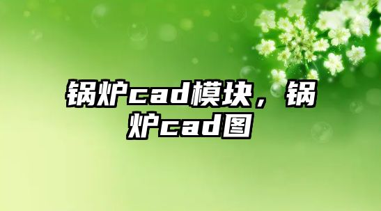 鍋爐cad模塊，鍋爐cad圖