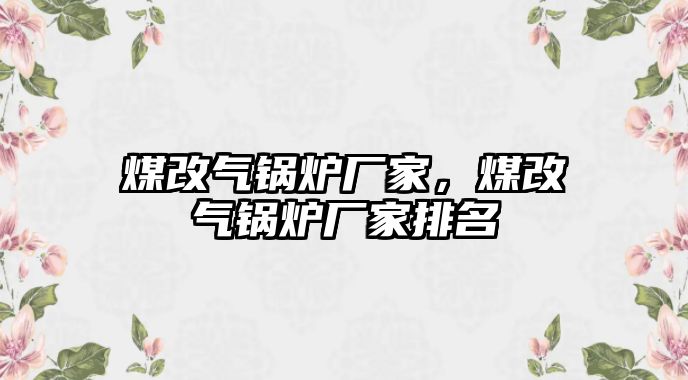 煤改氣鍋爐廠家，煤改氣鍋爐廠家排名