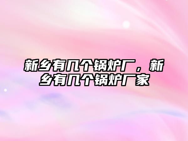 新鄉(xiāng)有幾個(gè)鍋爐廠，新鄉(xiāng)有幾個(gè)鍋爐廠家