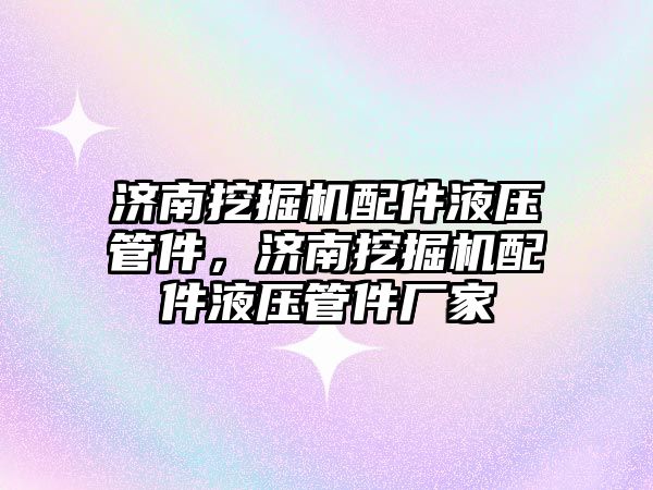 濟南挖掘機配件液壓管件，濟南挖掘機配件液壓管件廠家