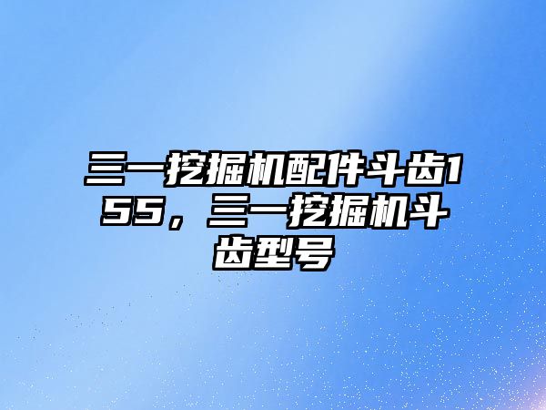 三一挖掘機配件斗齒155，三一挖掘機斗齒型號