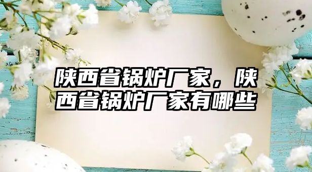 陜西省鍋爐廠家，陜西省鍋爐廠家有哪些