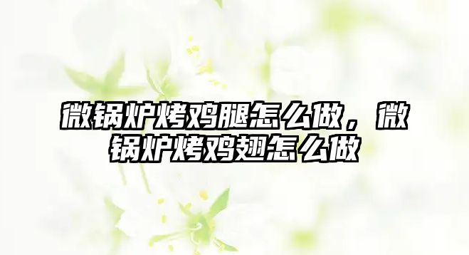 微鍋爐烤雞腿怎么做，微鍋爐烤雞翅怎么做