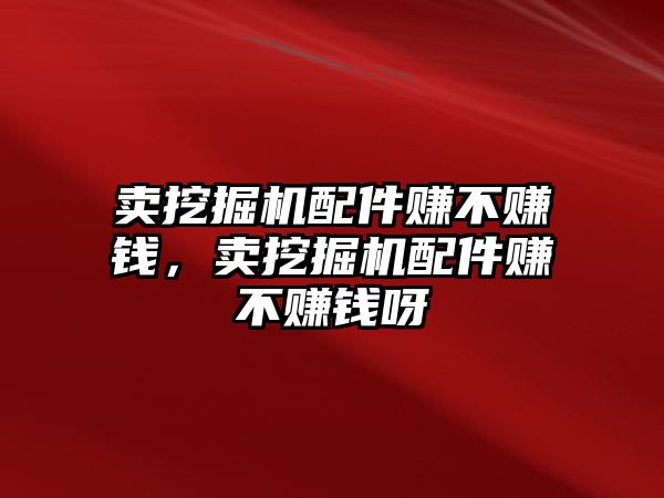 賣挖掘機配件賺不賺錢，賣挖掘機配件賺不賺錢呀