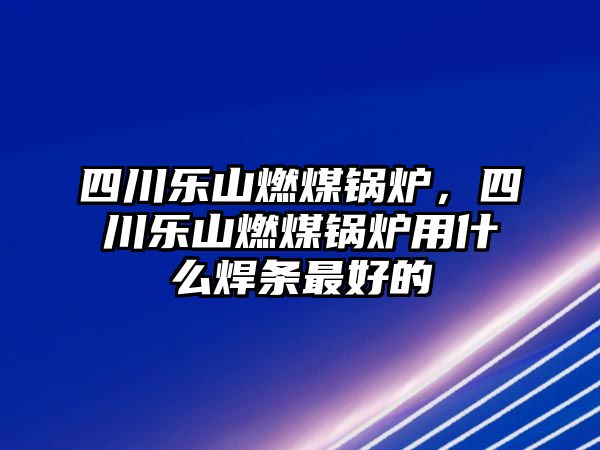 四川樂山燃煤鍋爐，四川樂山燃煤鍋爐用什么焊條最好的