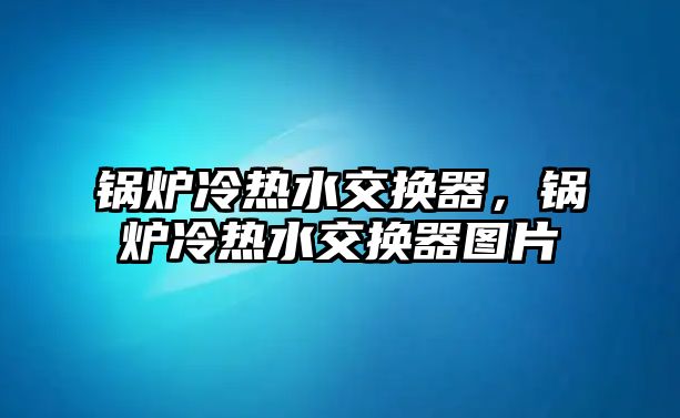 鍋爐冷熱水交換器，鍋爐冷熱水交換器圖片