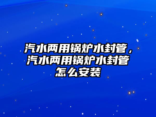 汽水兩用鍋爐水封管，汽水兩用鍋爐水封管怎么安裝