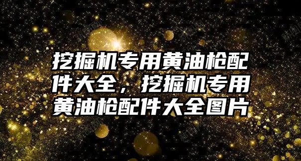 挖掘機(jī)專用黃油槍配件大全，挖掘機(jī)專用黃油槍配件大全圖片