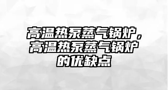 高溫熱泵蒸氣鍋爐，高溫熱泵蒸氣鍋爐的優(yōu)缺點