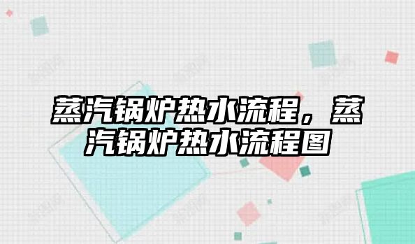 蒸汽鍋爐熱水流程，蒸汽鍋爐熱水流程圖