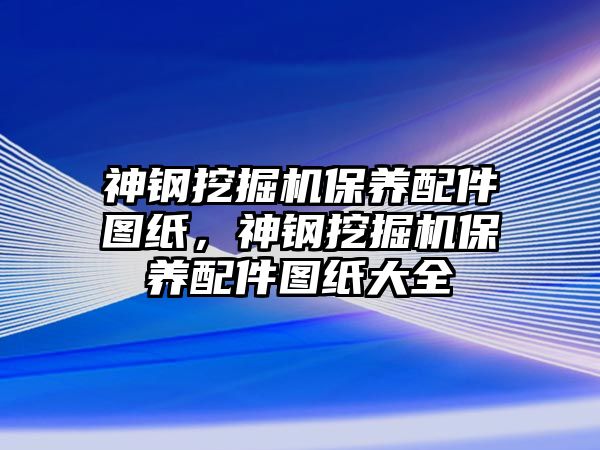 神鋼挖掘機(jī)保養(yǎng)配件圖紙，神鋼挖掘機(jī)保養(yǎng)配件圖紙大全