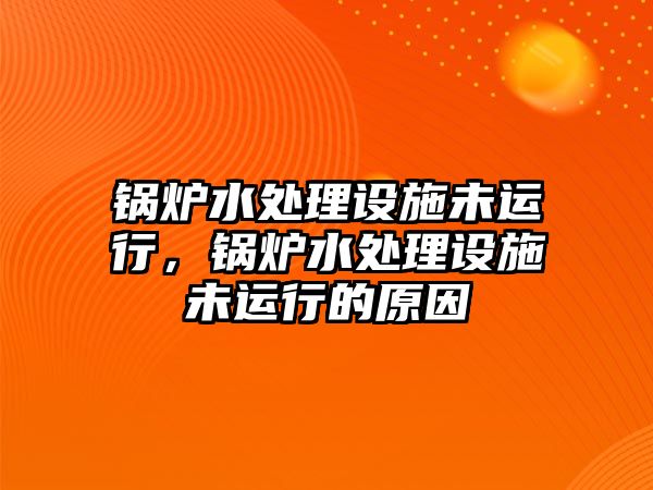 鍋爐水處理設(shè)施未運(yùn)行，鍋爐水處理設(shè)施未運(yùn)行的原因