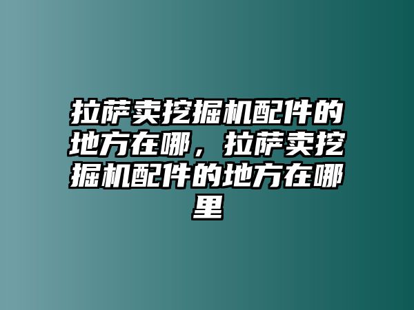 拉薩賣挖掘機(jī)配件的地方在哪，拉薩賣挖掘機(jī)配件的地方在哪里