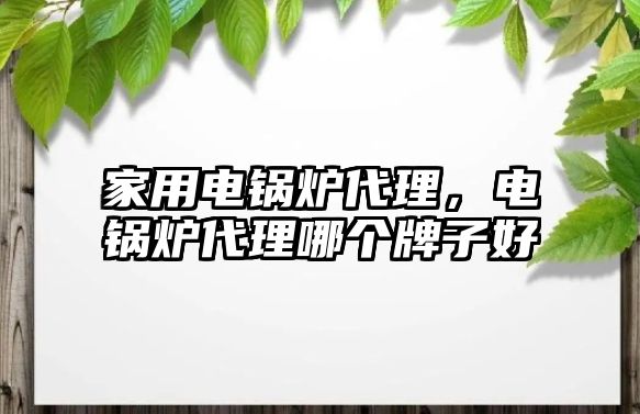 家用電鍋爐代理，電鍋爐代理哪個(gè)牌子好