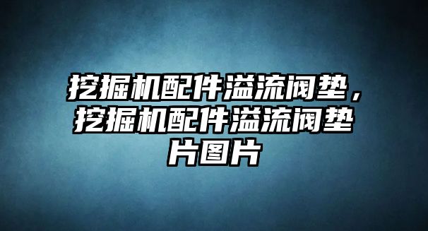 挖掘機配件溢流閥墊，挖掘機配件溢流閥墊片圖片