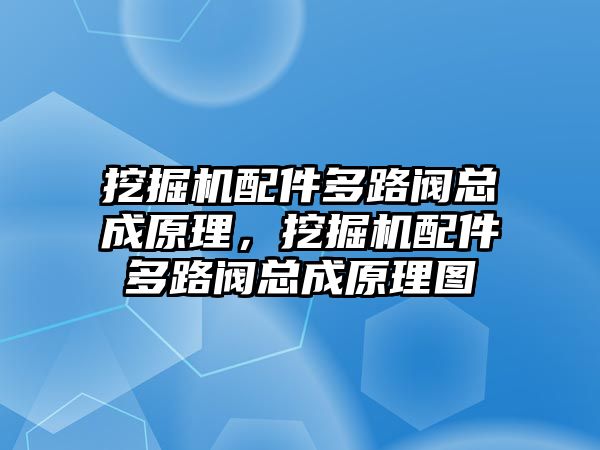 挖掘機(jī)配件多路閥總成原理，挖掘機(jī)配件多路閥總成原理圖