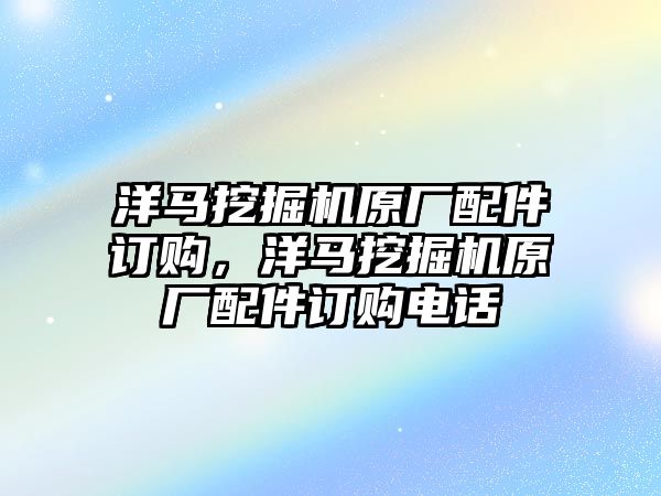 洋馬挖掘機(jī)原廠配件訂購，洋馬挖掘機(jī)原廠配件訂購電話