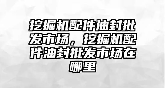 挖掘機(jī)配件油封批發(fā)市場，挖掘機(jī)配件油封批發(fā)市場在哪里