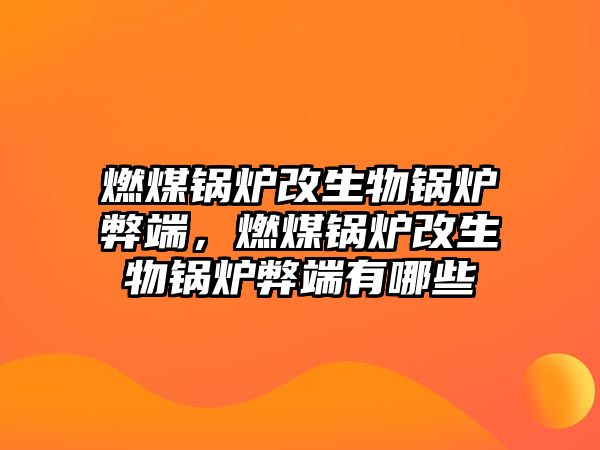 燃煤鍋爐改生物鍋爐弊端，燃煤鍋爐改生物鍋爐弊端有哪些