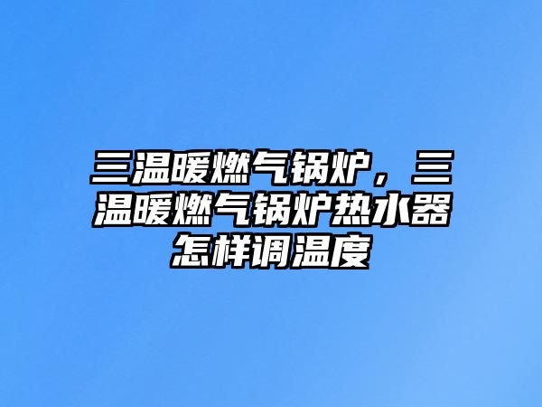 三溫暖燃?xì)忮仩t，三溫暖燃?xì)忮仩t熱水器怎樣調(diào)溫度