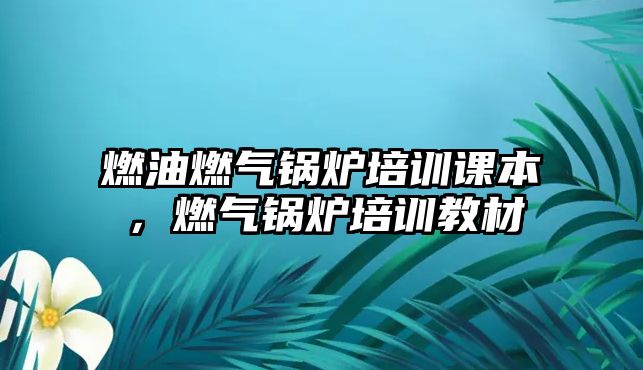 燃油燃?xì)忮仩t培訓(xùn)課本，燃?xì)忮仩t培訓(xùn)教材