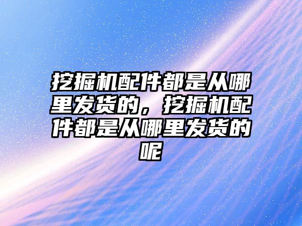 挖掘機配件都是從哪里發(fā)貨的，挖掘機配件都是從哪里發(fā)貨的呢