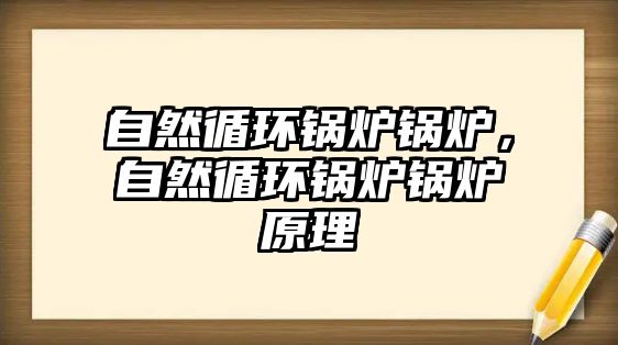 自然循環(huán)鍋爐鍋爐，自然循環(huán)鍋爐鍋爐原理