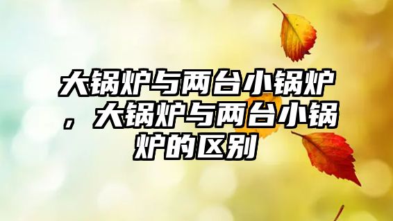 大鍋爐與兩臺小鍋爐，大鍋爐與兩臺小鍋爐的區(qū)別