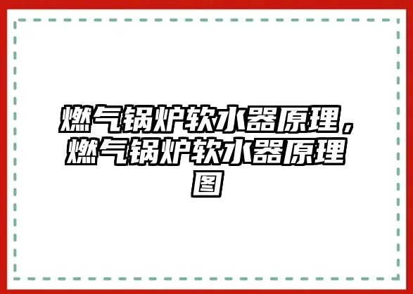 燃氣鍋爐軟水器原理，燃氣鍋爐軟水器原理圖