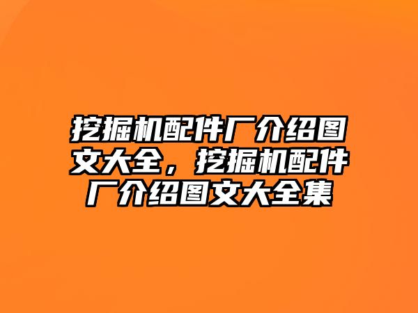 挖掘機配件廠介紹圖文大全，挖掘機配件廠介紹圖文大全集