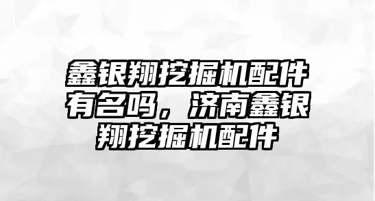 鑫銀翔挖掘機(jī)配件有名嗎，濟(jì)南鑫銀翔挖掘機(jī)配件