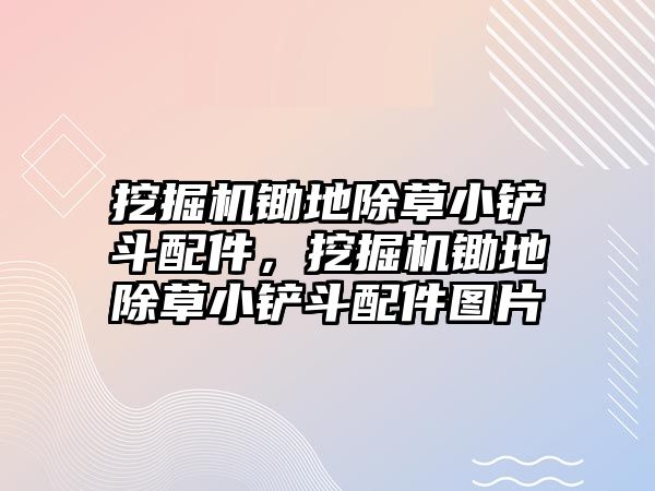 挖掘機鋤地除草小鏟斗配件，挖掘機鋤地除草小鏟斗配件圖片