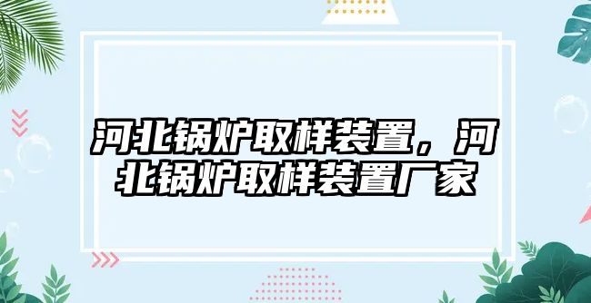 河北鍋爐取樣裝置，河北鍋爐取樣裝置廠家