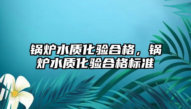 鍋爐水質化驗合格，鍋爐水質化驗合格標準