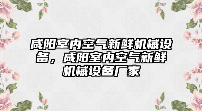 咸陽室內(nèi)空氣新鮮機械設(shè)備，咸陽室內(nèi)空氣新鮮機械設(shè)備廠家