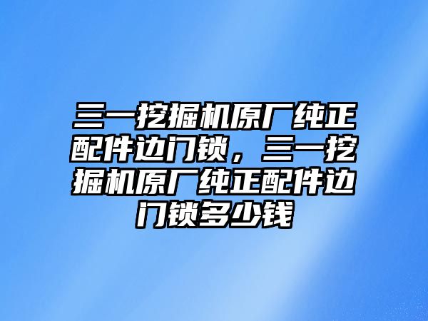 三一挖掘機(jī)原廠純正配件邊門鎖，三一挖掘機(jī)原廠純正配件邊門鎖多少錢