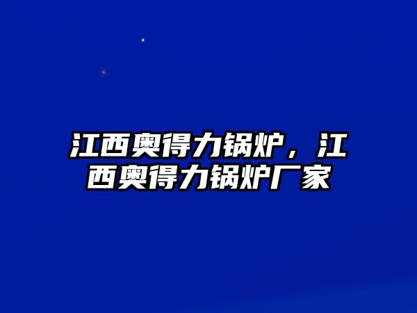 江西奧得力鍋爐，江西奧得力鍋爐廠家