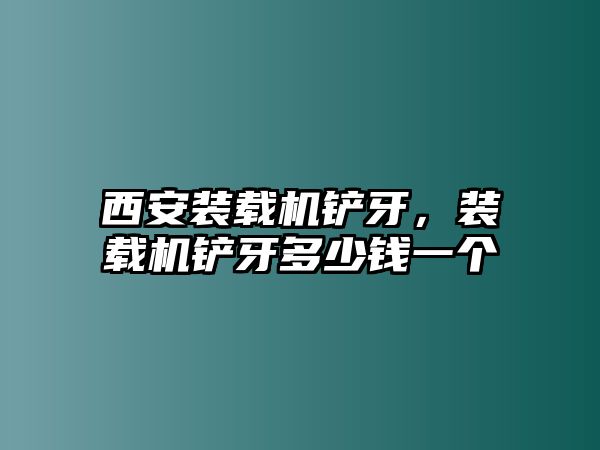 西安裝載機鏟牙，裝載機鏟牙多少錢一個