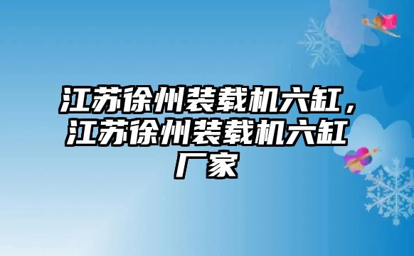 江蘇徐州裝載機六缸，江蘇徐州裝載機六缸廠家