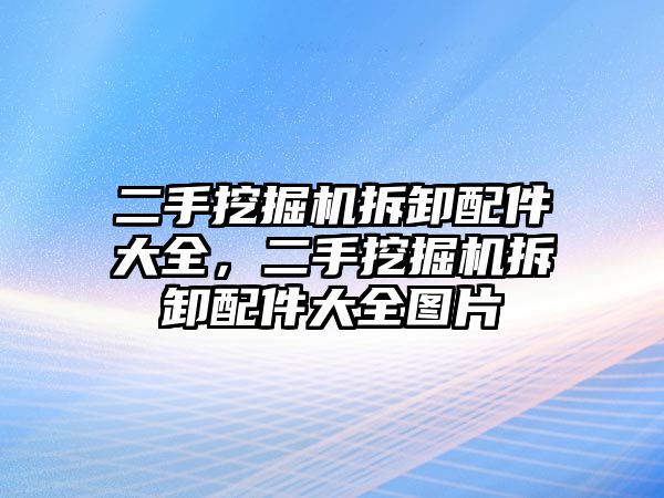 二手挖掘機(jī)拆卸配件大全，二手挖掘機(jī)拆卸配件大全圖片