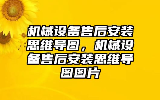 機械設(shè)備售后安裝思維導圖，機械設(shè)備售后安裝思維導圖圖片