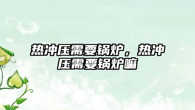 熱沖壓需要鍋爐，熱沖壓需要鍋爐嘛