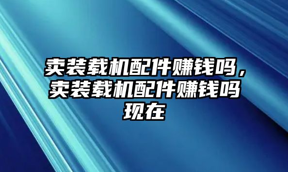 賣裝載機(jī)配件賺錢嗎，賣裝載機(jī)配件賺錢嗎現(xiàn)在