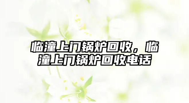 臨潼上門鍋爐回收，臨潼上門鍋爐回收電話