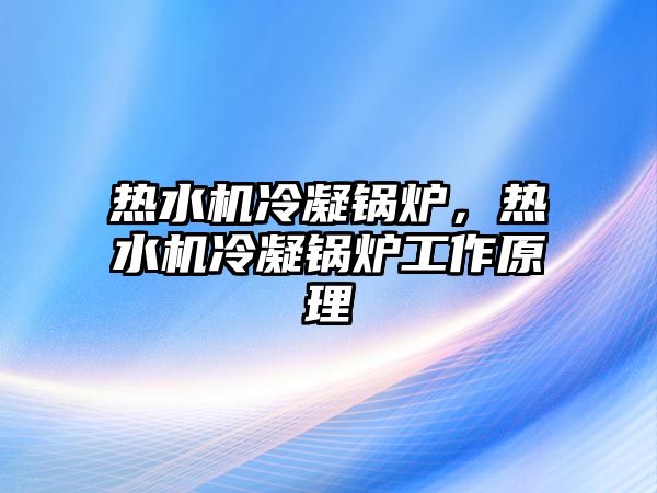 熱水機(jī)冷凝鍋爐，熱水機(jī)冷凝鍋爐工作原理